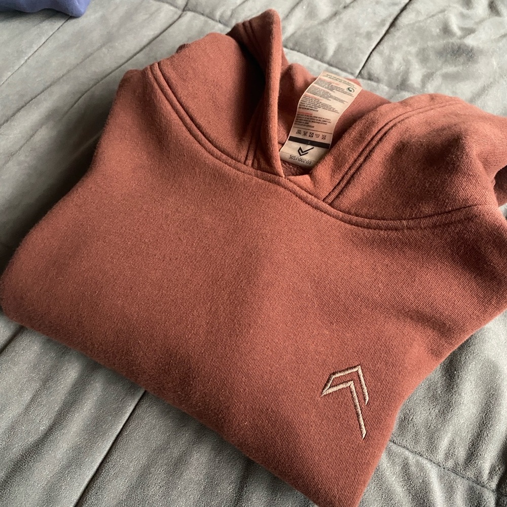 Oner Active classic lounge brown hoodie/sweatshirt. Size S